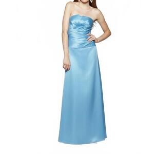 NEW MILANO FORMALS women's timeless grace gown in sky blue